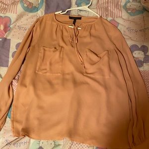 BCBG Max Azria Peach Blouse M